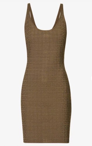 Givenchy Mini abito in maglia senza maniche monogramma UK 10 FR 38 IT 44 US6