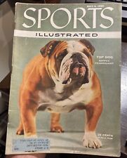 Sports Illustrated July 4, 1955 Top Dog Bulldog Cover.  Vol 3 #1
