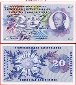 SUIZA 20 FRANCOS 7 2 1974 P 46v (1) AUNC envío gratuito a partir de 100$ - Imagen 1 de 3