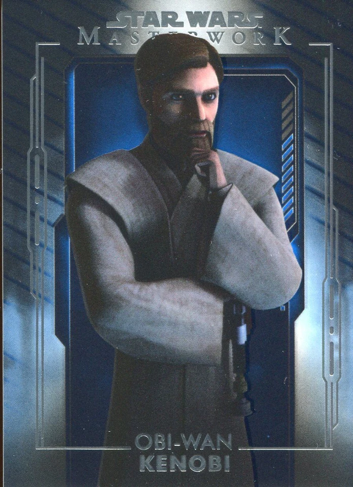 Star Wars Masterwork 2020 Blue Base Card #91 Obi-Wan Kenobi - Image 1 of 1