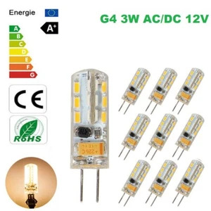 10X G4 Led Chip COB Bulb Light 3W 12V Warm White SMD 24Leds Lamp Replace Halogen - Picture 1 of 7