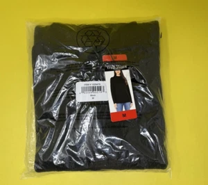 Suéter de hilo Nep para dama bien usado, negro, talla mediana para mujer - Imagen 1 de 2