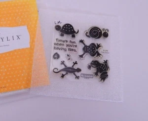 CTMH Close To My Heart Acrylix Acrylic Cling Stamps B1309 Fun Times - Picture 1 of 3