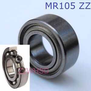 MR105 zz Si3N4 Ceramic Ball Bearing Metal Sealed RC Clutch Replace 5 x 10 x 4 mm