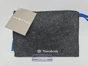 Kit de amenidades Therabody United Airlines gris oscuro Polaris NUEVO sin abrir - Imagen 1 de 6