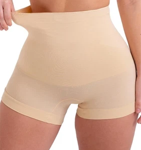 SHAPERMINT Body Shaper Shorts mit hoher Taille - Shapewear Damen Bauchkontrolle 2XL - Bild 1 von 8