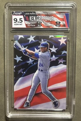 2020 Panini Optic Stars And Stripes Ken Griffey jr HGA 9.5 color match 🇺🇸 - Image 1 of 2