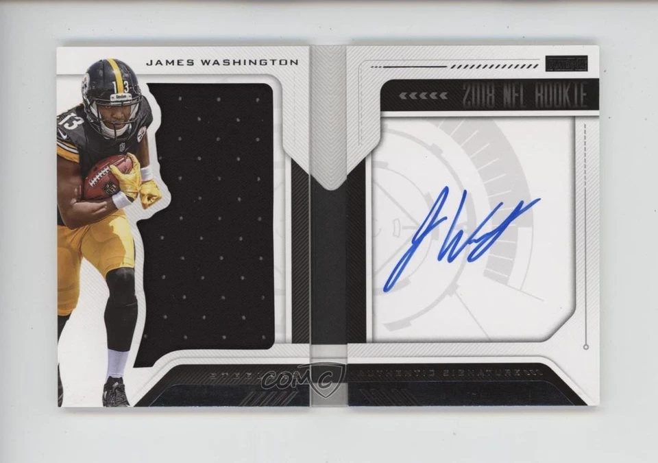 2018 Panini Playbook Jersey /125 James Washington #228 Rookie Auto RC - Image 1 of 2