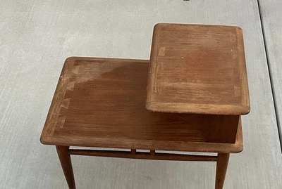 Lane Acclaim Mid-Century Modern Step End Table - Image 1 of 4