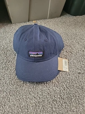 Sombrero Tradicional Etiqueta Patagonia Sombrero Azul Marino OS Sin Estructura Nuevo Foto 1 de 2