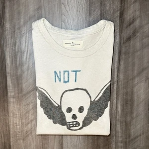 Imogene + Willie The Not Today Winged Skull Tee - Large - Picture 1 of 8