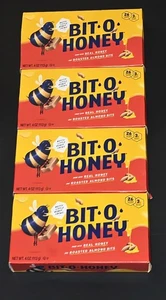 Brandneu Bit-O-Honey Süßigkeiten Menge 4 Theater Größe 4 Unzen Boxen BBD: 05/2026 - Bild 1 von 7