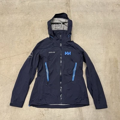 Helly Hansen 3L Shell Jacket Vanir Salka Womens Size Medium Navy - Image 1 of 4