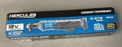 *NEW* Hercules 57280 12V Cordless 3/8 in. Ratchet (Tool Only) HD033B - Image 1 of 3