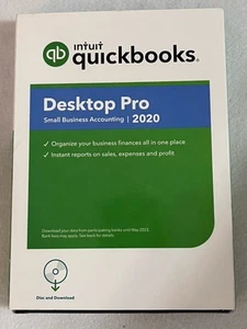 Quickbooks 2020 Desktop Pro Windows clés et CD scellés - Photo 1/9