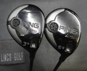 Set of 2 Ping i25 3+5 Woods Regular (Optional) Graphite Shafts PGM Grips* - Picture 1 of 5