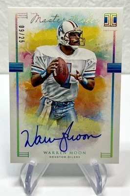 Panini Impeccable Football 2020 Warren Moon Masterstrokes automático/25 Foto 1 de 2
