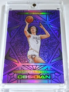 2024 Panini Obsidian Josh Giddey #29 ELECTRIC ETCH PURPLE FLOOD /75 Holo (Bulls) - Picture 1 of 3