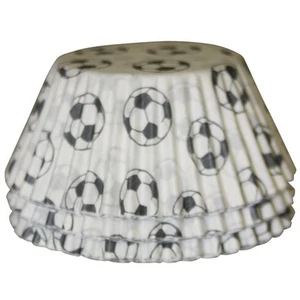 36 Stück Cupcake Muffin Fee Tortenförmchen mit Fußball Motiv - Bild 1 von 1