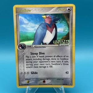 2005 Pokémon TCG Swellow 32/113 Reverse Holo Rare Stamped EX Delta Species HP - Bild 1 von 10