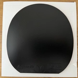 Goma de tenis de mesa Butterfly Dignics 09C 157 x 151 mm negra 2,1 mm USADA - Imagen 1 de 3