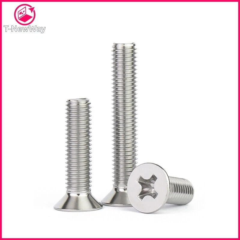 M2 Machine Screws M2 X 10mm Phillips Flat Head Countersunk Machine ...