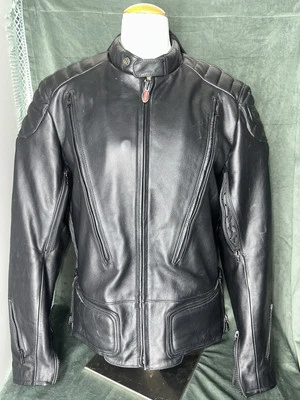 Vintage Men's First Gear Hein Gericke Leather Motorcycle Jacket Size 46- Lined - Image 1 of 4
