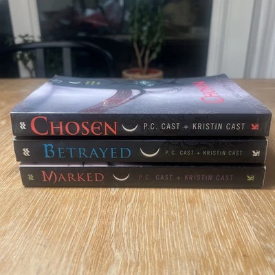 House Of Night Book Series By Kristin Cast Books 1-3 Marked Betrayed Chosen - Image 1 of 4