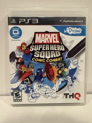 Marvel Super Hero Squad: Comic Combat (Sony PlayStation 3, 2011) - Completo na caixa - Imagem 1 de 4