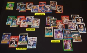 Texas Rangers Baseball Cards Stars & Duds Mostly Late 80' Early 90's LOT - Imagen 1 de 24