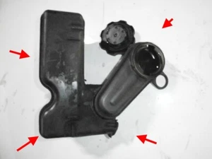 AUDI A2 FRONTVERKLEIDUNG ÖLEINFÜLLFLASCHE KOMPLETT 68k KM Original GARANTIE - Bild 1 von 19