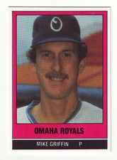 1986 TCMA Omaha Royals MIKE GRIFFIN - Kansas City Royals