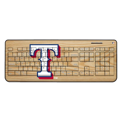 Texas Rangers Wood Bat Wireless USB Keyboard Cover