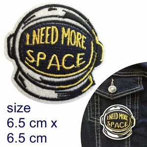I need more space Iron on patch quirky freedom attitude free iron-on patches - Picture 1 of 2