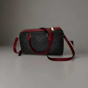 Coach Rowan Satchel Bag for Women - Coach Pattern - Picture 1 of 11