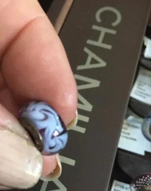 NUEVO ENCANTO CHAMILIA PLATA ESTERLINA 925 VIOLETA PÚRPURA CRISTAL MURANO CUENTAS Foto 1 de 1