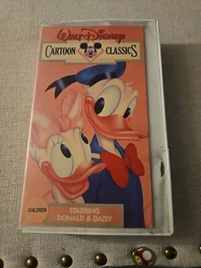 Walt Disney Cartoon Classics Starring Donald and Daisy VHS - Picture 1 of 4
