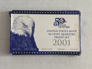 50 State Quarters United States Mint Proof Set 2001 - Picture 1 of 6