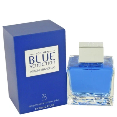 Blue Seduction Colonia Hombre por Antonio Banderas 3.4oz/100ml EDT Spray Foto 1 de 4