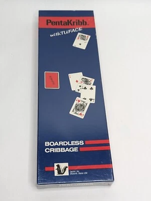 Vintage PENTAKRIBB - Boardless Cribbage Game by DalJon Inc New Old Stock, Sealed - Image 1 of 4