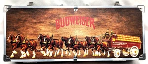 Budweiser Wooden Grill Kit with Carrying Case - BBQ Sauce Is Expired - Picture 1 of 6