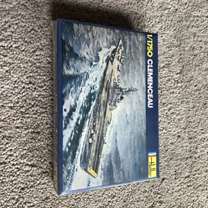 HELLER #009 1/1750 SCALE CLEMENCEAU AIRCRAFT CARRIER. (15G) NIB SEALED - Picture 1 of 5