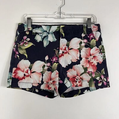 Pantalones Cortos JCP JC Penney Para Mujer Talla 6 Floral Chino Tiro Medio Elastizados Informales Foto 1 de 4