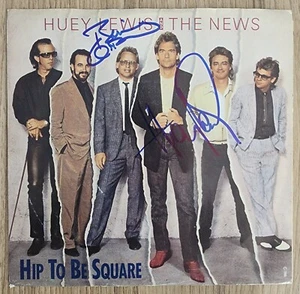 Huey Lewis & The News Signed If This Is It 7" Vinyl Record RAD - Picture 1 of 1
