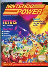 Nintendo Power Magazine 1989 # 9 Tetris  Poster, Guide, Complete & Nice, Rare