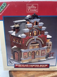 Christmas Village Lemax Harvest Crossing "Haskell County Sheriff” Box 2001 RARE - Picture 1 of 2