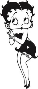 Calcomanía Betty Boop Varios Colores 20cm - BETTY-23 - Imagen 1 de 3