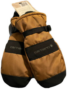 Carhartt Men's Waterproof Insulated Mitt Extra Extra Large (2XL)  Brown/Black
