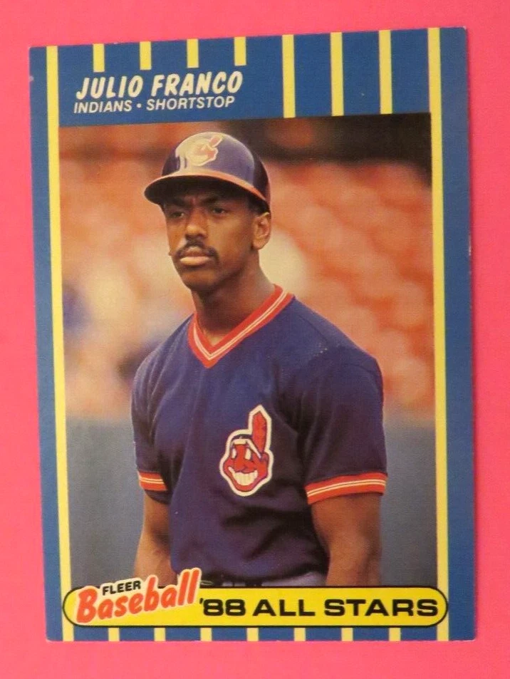 1988 Fleer "88 All Stars" Cleveland Indians - JULIO FRANCO - Image 1 of 1