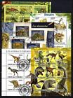 Animals Prhistoriques Set Of 10 Series Obliterated IN Sheet